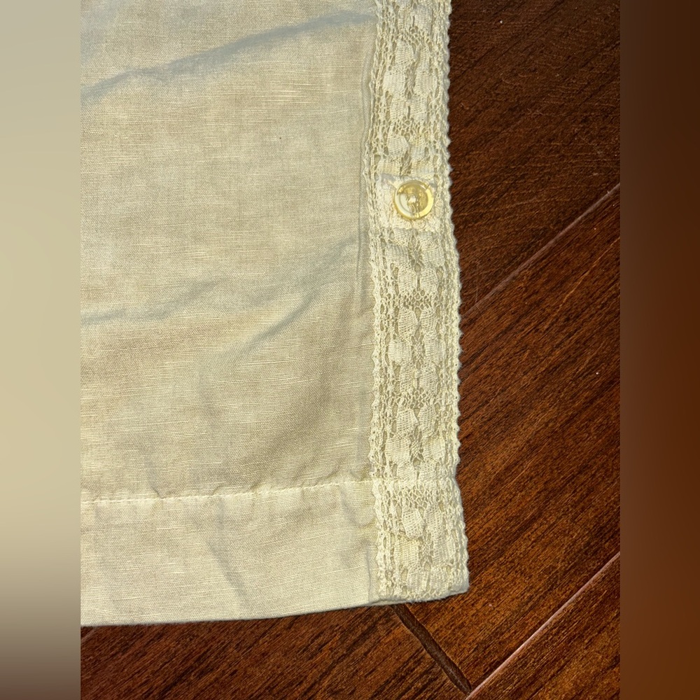 NWT Sundance Organia Lace Pants
Size 8
Linen Blend
Relaxed Fit
Yellow Tan Color - Picture 2 of 9